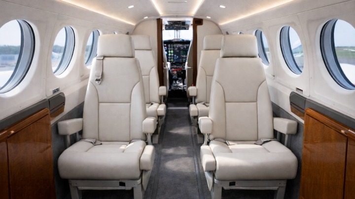 King Air 200 Jet Interior